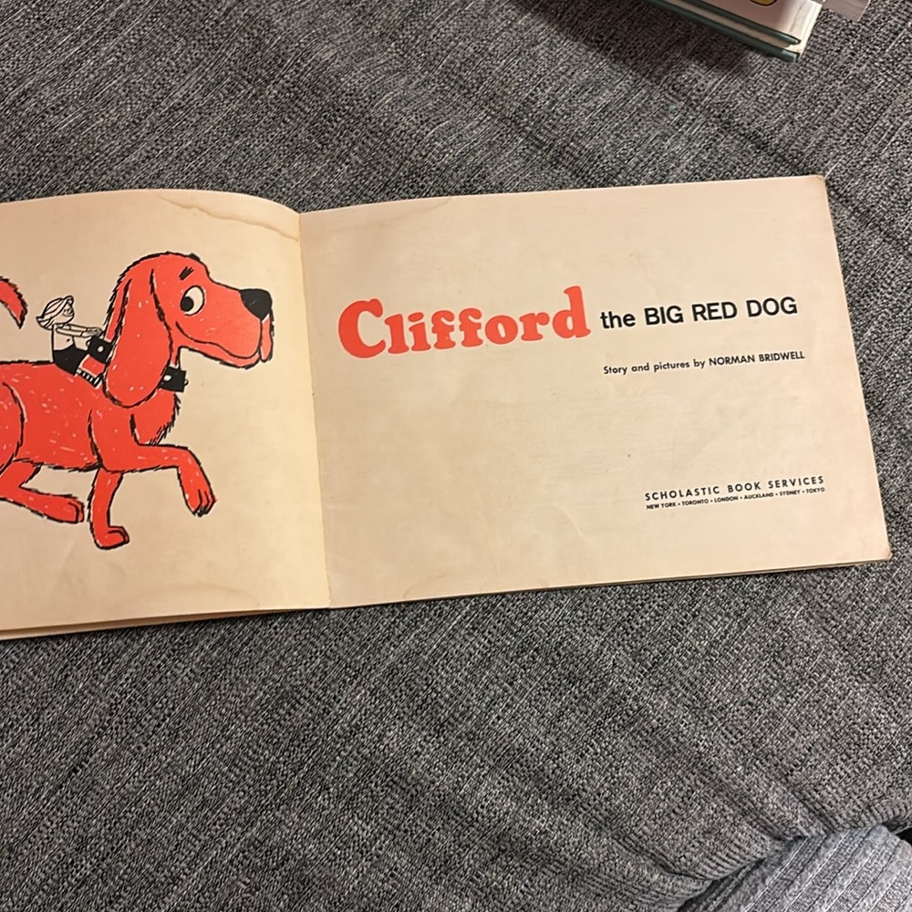 Clifford the Big Red Dog Book Vintage Copyright 1963   Birdwell - Picture 6 of 10